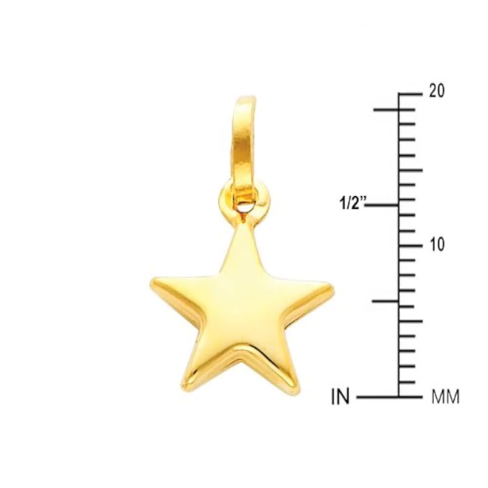 ミュージシャン Star Necklace Gold STAINLESS STEEL Gold STAR NECKLACE 316L Metal Pendant Chain